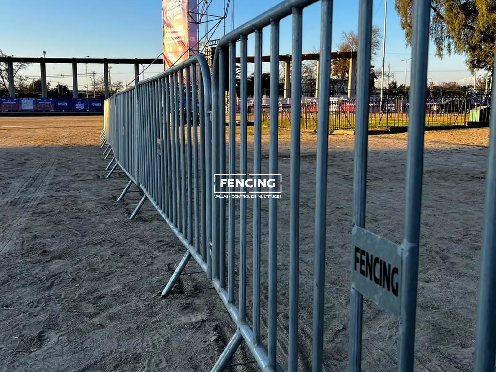 Valla Peatonal para guiar flujos de personas